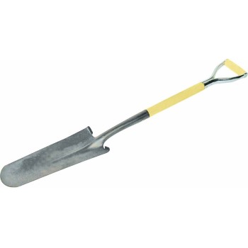 D-Grip Wood Handle Drain Spade ~  5-1/2" W x 16" H 