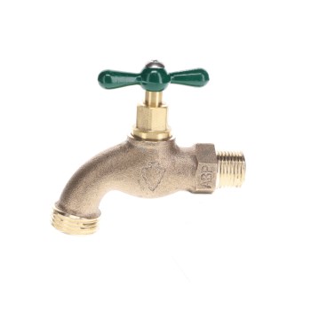 Lead Free Male Hose Bibb - 1/2" MIP x 3/4" MHT