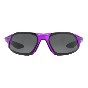 Code-8 Safety Glasses, Purple - Smoke Lens