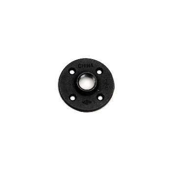 3/4 Black Floor Flange