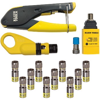 Klein Tools Vdv002-818 Coax Install Kit