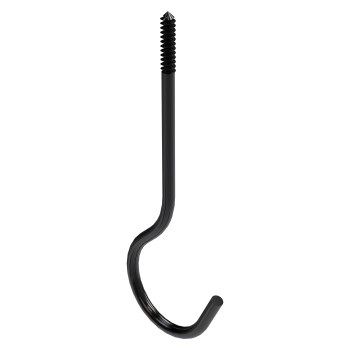 Black Ceiling Hook, Visual Pack 2666 6 inches