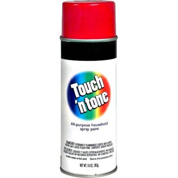 Touch 'N Tone Spray Paint, Cherry Red Gloss ~ 10 oz Cans