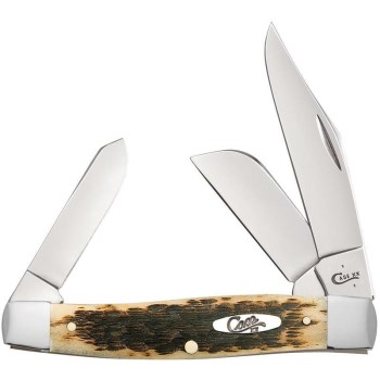 Case Knives 00204 204 Amber Lg Stockman Knife