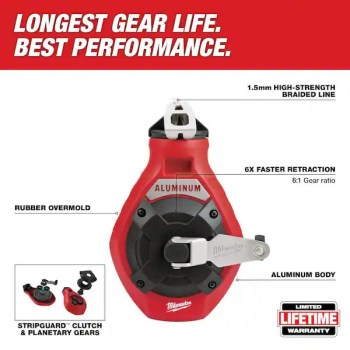 Milwaukee 100 ft Fine Line Chalk Reel Kit