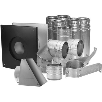 M & G Duravent 4PVL-KHA Pellet Stove Vent Kit ~ 4"