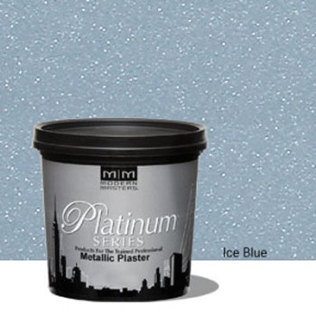 Modern Masters PSMP715GAL Metallic Plaster,  Ice Blue ~ Gallon