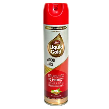 Liquid Gold Aerosol Wood Care ~ 10 oz Spray