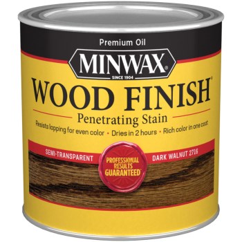 Minwax 22716 Wood Finish ~ Dark Walnut,  1/2 Pint