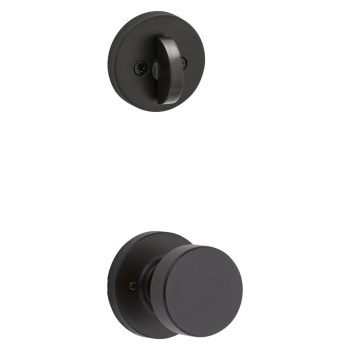Kwikset Pismo Interior Pack, Matte Black