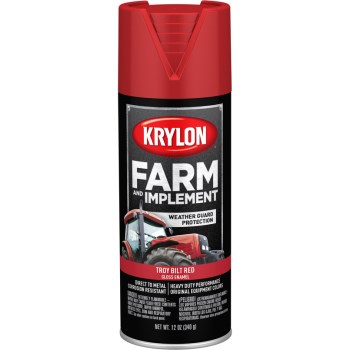 Farm & Implement Spray Paint, 1960 Troy Built Red 