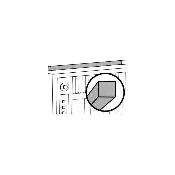 M-D Bldg Prods 02006 Air Conditioner Weatherstrip, 1-1/4" x 1-1/4" x 42"