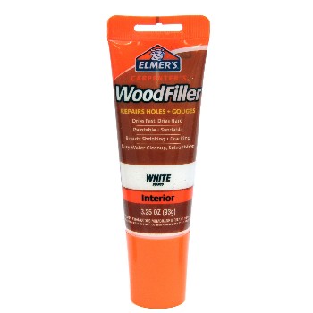 Elmers E855 Wood Filler, Interior White ~ 3.25 oz  