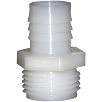 Larsen Nylon Barb x Male Hose Thread Adapter - 3/4" x 3/4" MHT