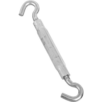 National N222-026 Turnbuckle, Hook & Hook ~  3/8" x 10-1/2"