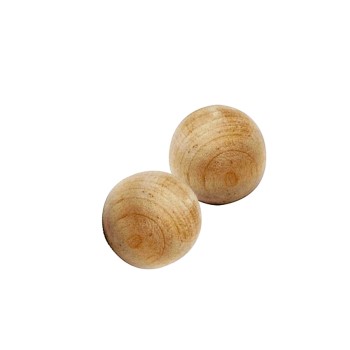 Waddell 11405RP 1-1/4" 2/BG Wood Ball Knob ~ 1.25" Diameter 