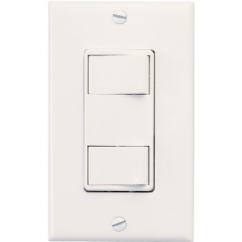Air King Ventilation  690013 Control Switch, Double ~ White