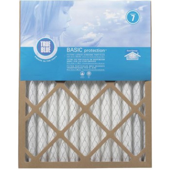 ProtectPlus   212251 True Blue Basic Pleated Filter ~ Approx 12"x 25"x 1"