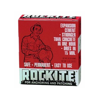 Hartline Products 10001 Rockite Quick Setting Cement ~ 1 lb Box