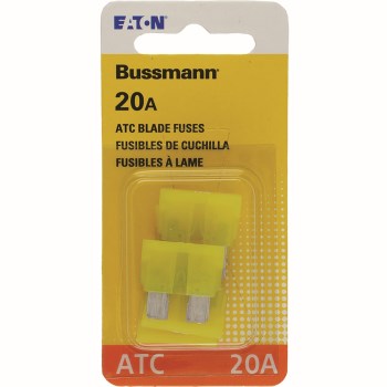 Bussmann ATC Blade Fuse, 20 Amp - 5pk
