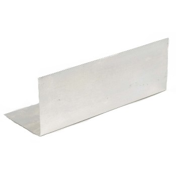 Pre-Bent Step Flashing,  Galvanized Steel ~  4" x 4" x 8"