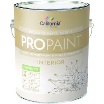 California Prod/grayseal 51001-1 Super Hide White Paint, Semi Gloss ~ Gallon