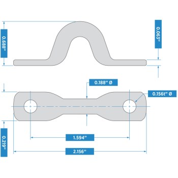 National Stainless Steel Rope Loop - 1/2" x 1-7/16"