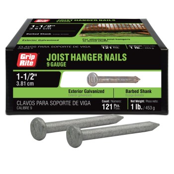 Prime Source Galvanized Joist Hanger Nail - 1-1/2", 1 Lb