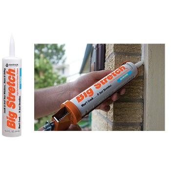 Big Stretch Acrylic Sealant, Almond  ~ 10.5 oz. Tubes