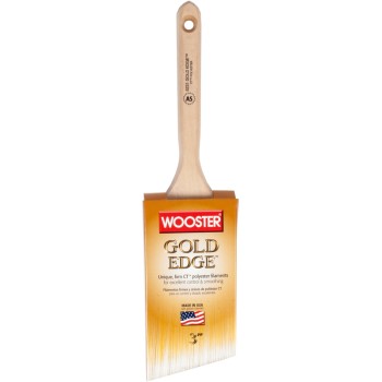 Gold Edge Angle Sash Brush