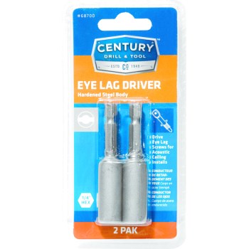 Century Drill & Tool   68700 2pk Eye Lag Driver