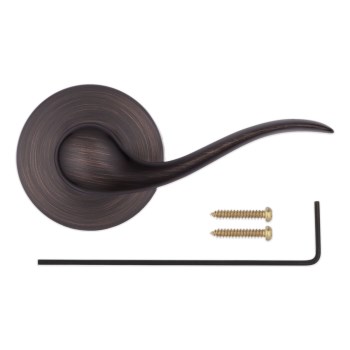 Kwikset Tustin Half Dummy Lever, Venetian Bronze - Right Hand