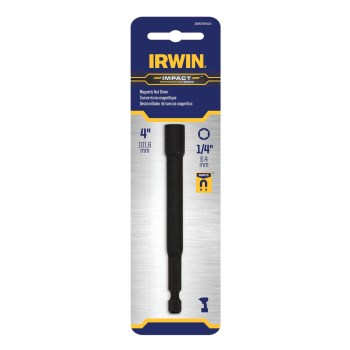 Irwin Impact Magnetic Nutsetter - 1/4" x 4"