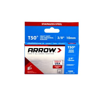 T50 Staples  Stainless Steel   3/8"