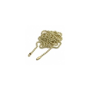 Angelo/Westinghouse 70168 Lamp Bead Chain - Brass Finish - 5 feet 