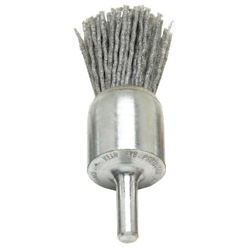 Dico Prod 7200025 End Brush, Gray ~ 3/4" 80 Grit