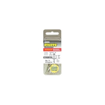 Aluminium Rivet, 1/8 inch, 25 packs