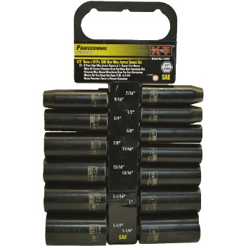 K-T Ind 1-9444 1/2dr Impact Socket Set