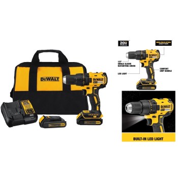 Black & Decker/dewalt Dcd777c2 20v Brshlss Drill Kit