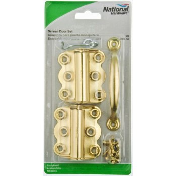 Brass Screen Door Set, Visual Pack 92 