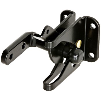 National 101337 Automatic Gate Latch,  Black ~ 2.06" x 1.75"