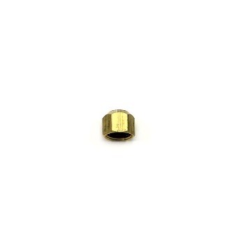 Flare Cap - Brass - 3/8 inch