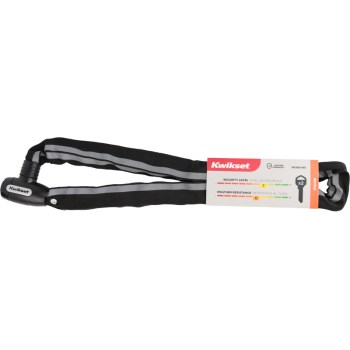 Kwikset Keyed Bicycle Chain Lock - 3/8" x 4 Ft