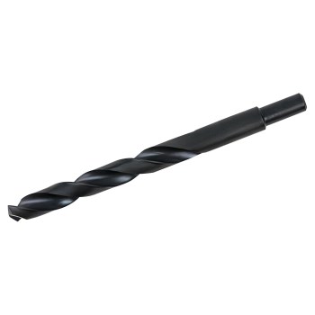 Irwin Black Oxide Drill Bit, Reduced Shank - 31/64"