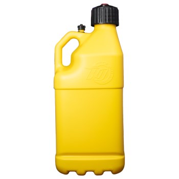 Race Jugs Multi-Use Jug with Filler Hose, Yellow - 5 Gal