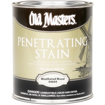 Penetrating Stain,  Weathered Wood ~ Quart