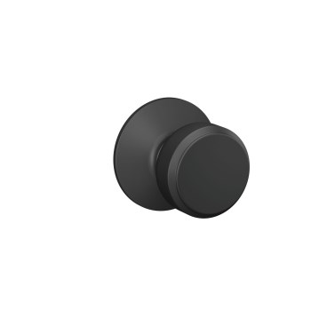 Schlage Bowery Passage Knob, Matte Black