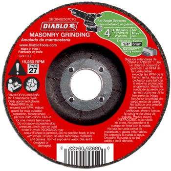 4" Masonry Cut Disc