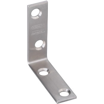 Stainless Steel Corner Brace ~ 2" x 5/8"