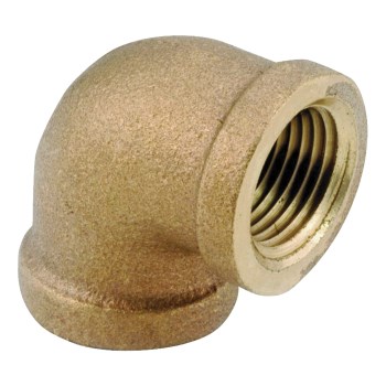 Lead Free Brass 90 Elbow, FIP x FIP - 1/8"
